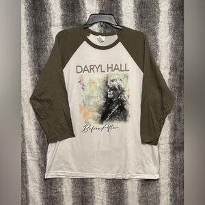 Daryl Hall Graphic Raglan Sleeve T-Shirt size XL
